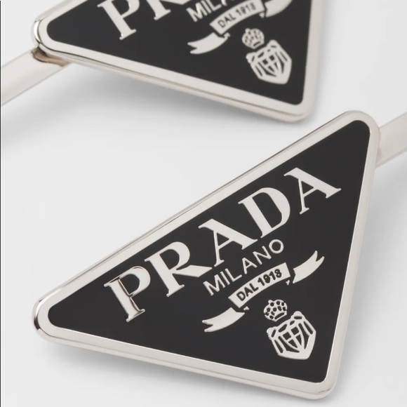 Iconic Prada Metal Hair Clip - Picture 7 of 9